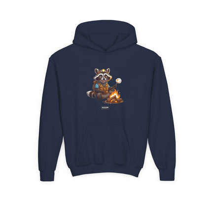 Campfire Raccoon - Kids Hoodie