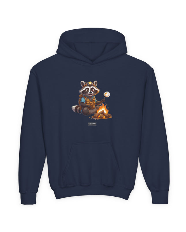 Campfire Raccoon - Kids Hoodie