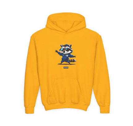 Street Style Raccoon - Kids Hoodie