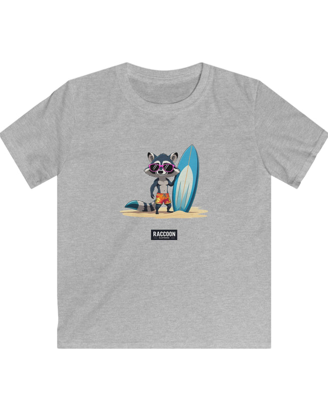 Surfer Raccoon - Kids T-Shirt
