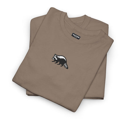 Grosses Besticktes Waschbär T-Shirt
