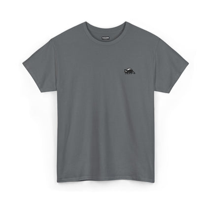 Besticktes Waschbär T-Shirt