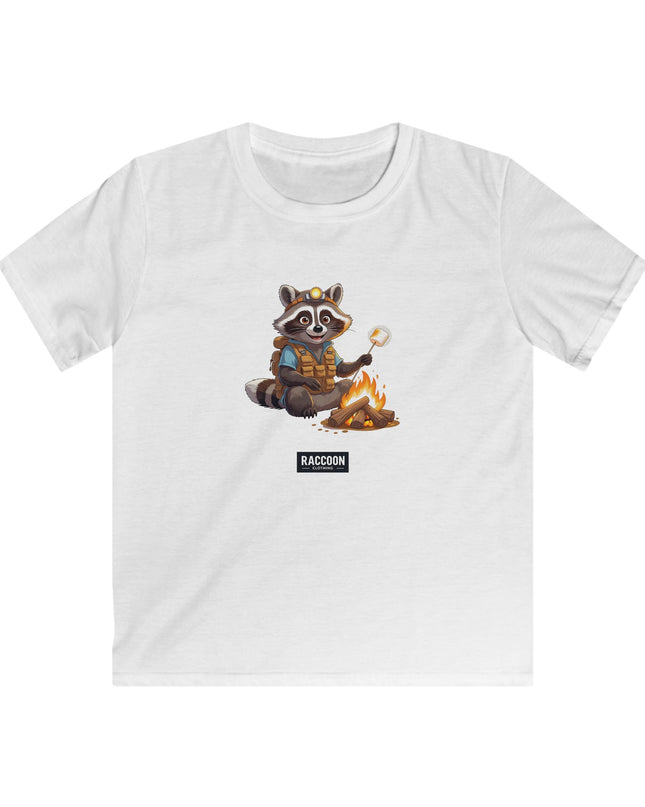 Campfire Raccoon - Kids T-Shirt