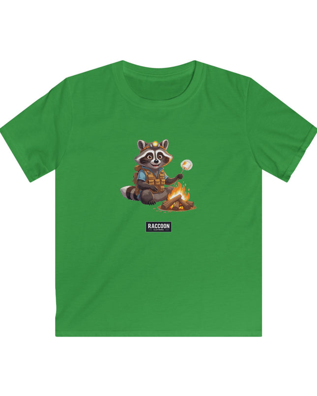 Campfire Raccoon - Kids T-Shirt