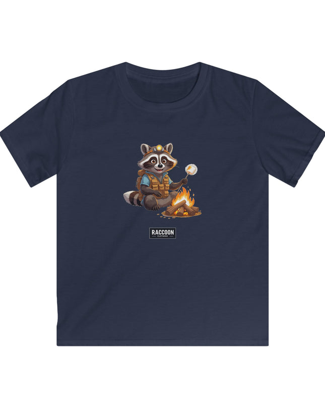 Campfire Raccoon - Kids T-Shirt