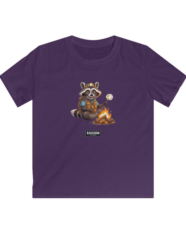 Campfire Raccoon - Kids T-Shirt