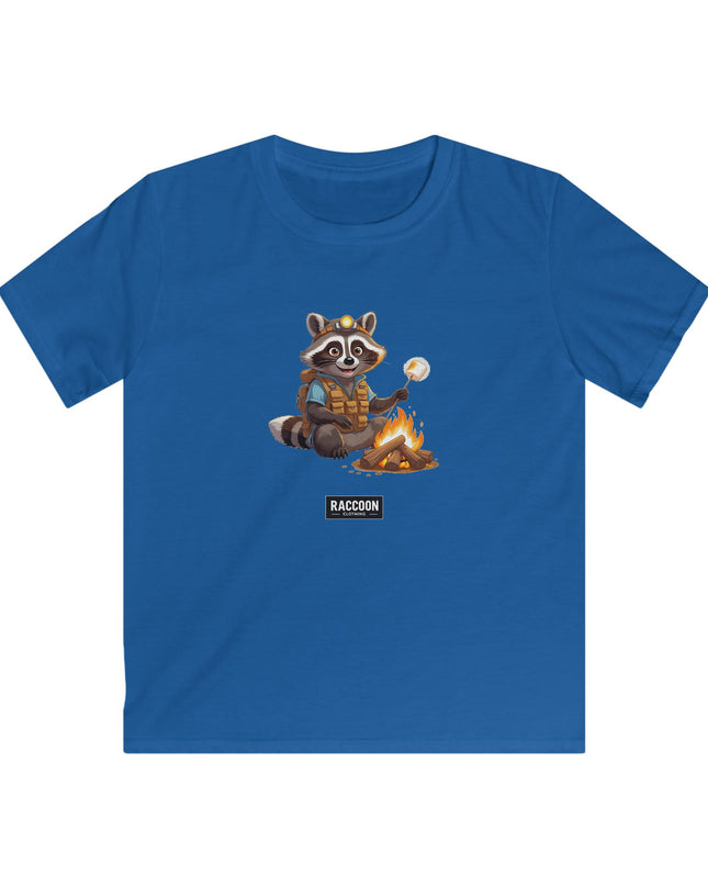 Campfire Raccoon - Kids T-Shirt