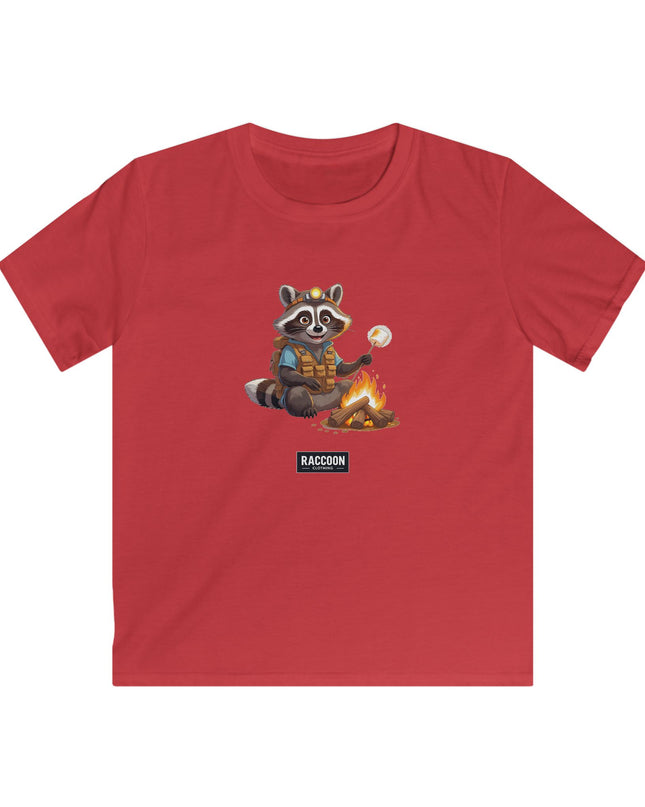 Campfire Raccoon - Kids T-Shirt