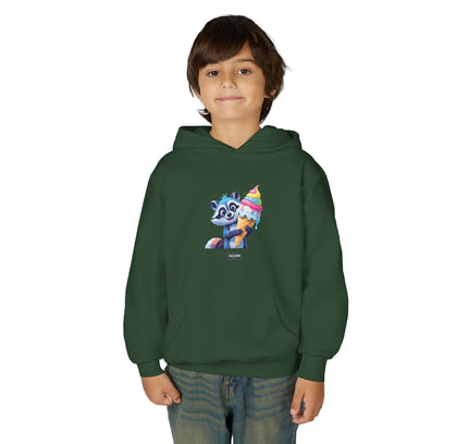 Ice Cream Raccoon - Kids Hoodie