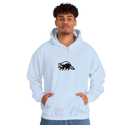 Large Raccoon Embroidered Unisex Hoodie