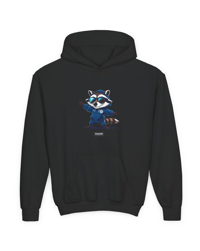 Street Style Raccoon - Kids Hoodie