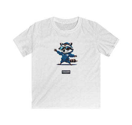 Cool Hoodie Raccoon - Kids T-Shirt