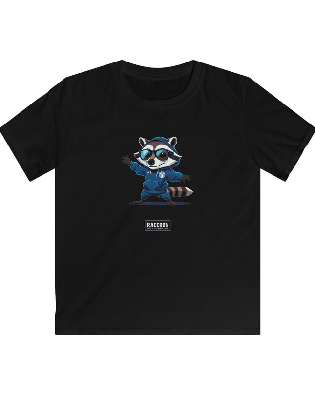 Cool Hoodie Raccoon - Kids T-Shirt