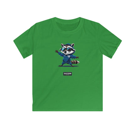 Cool Hoodie Raccoon - Kids T-Shirt