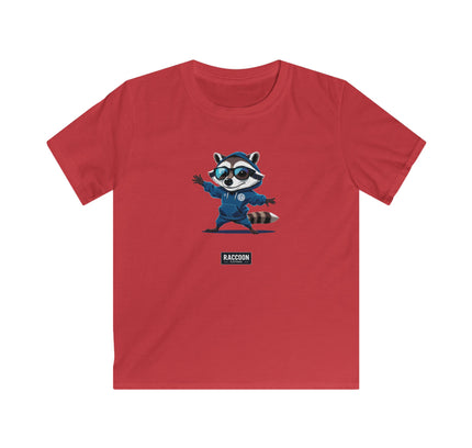 Cool Hoodie Raccoon - Kids T-Shirt
