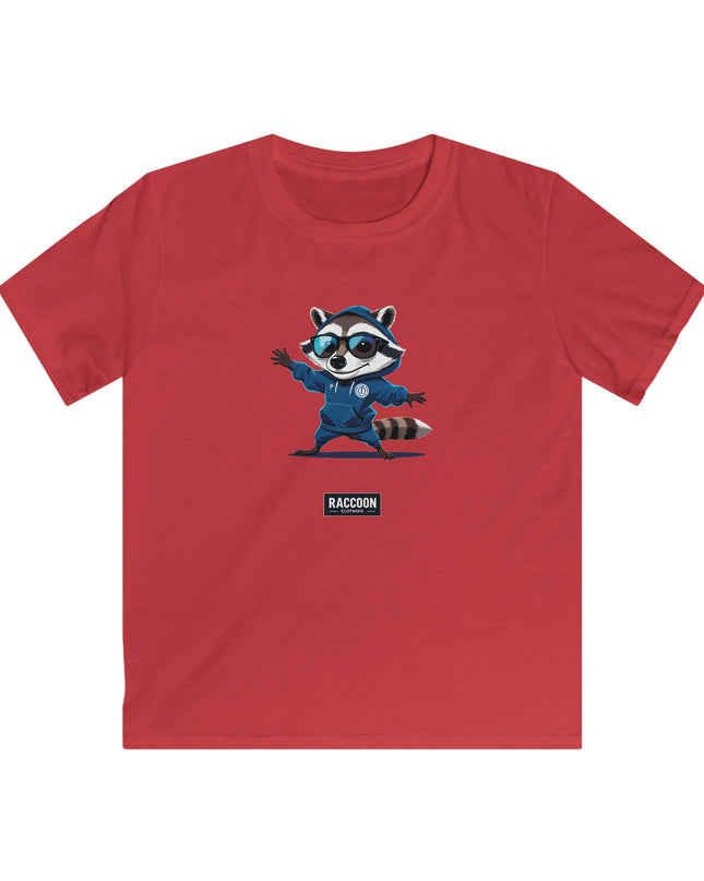 Cool Hoodie Raccoon - Kids T-Shirt