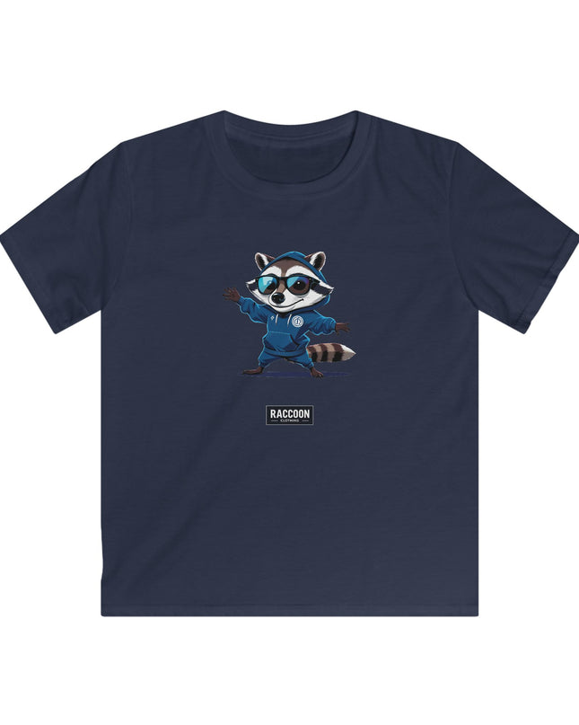 Cool Hoodie Raccoon - Kids T-Shirt