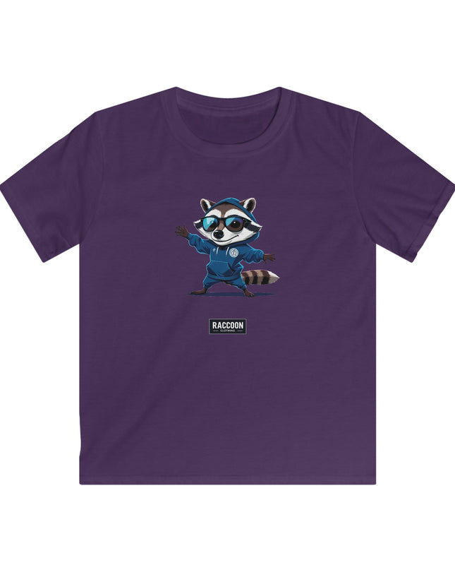 Cool Hoodie Raccoon - Kids T-Shirt