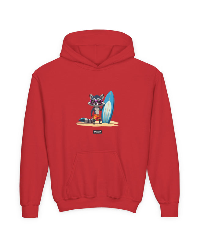 Surfer Raccoon - Kids Hoodie