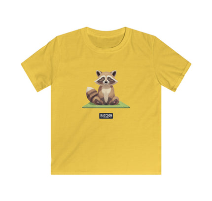 Zen Raccoon - Kids T-Shirt