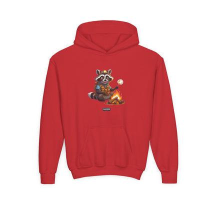 Campfire Raccoon - Kids Hoodie