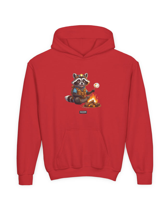 Campfire Raccoon - Kids Hoodie