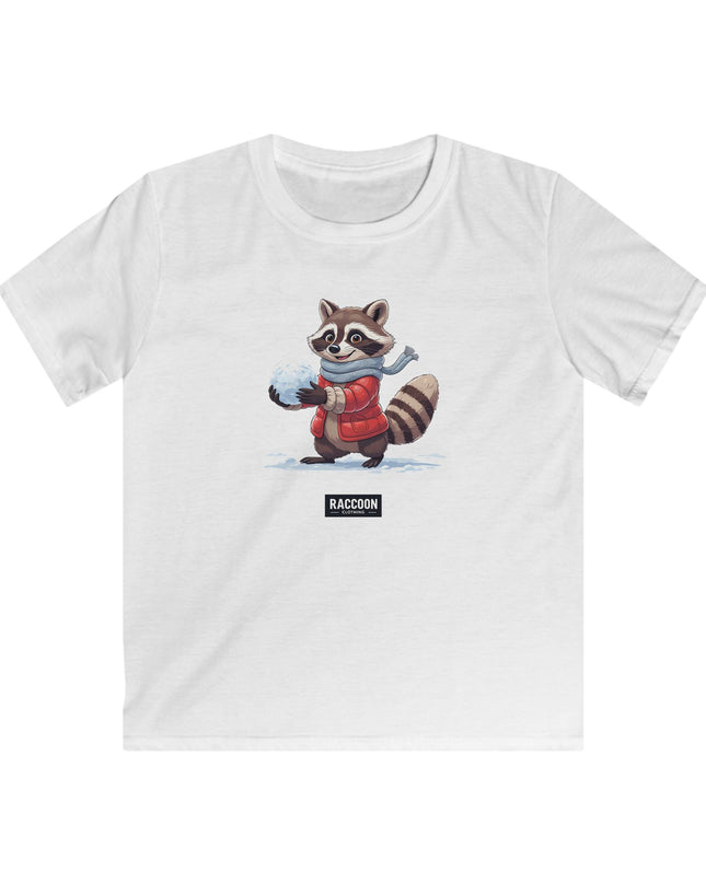 Snowball Raccoon - Kids T-Shirt