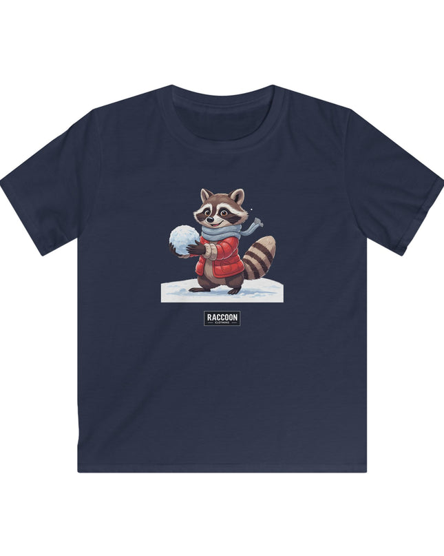 Snowball Raccoon - Kids T-Shirt