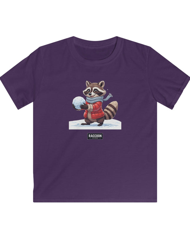 Snowball Raccoon - Kids T-Shirt