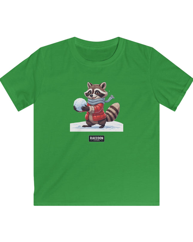 Snowball Raccoon - Kids T-Shirt