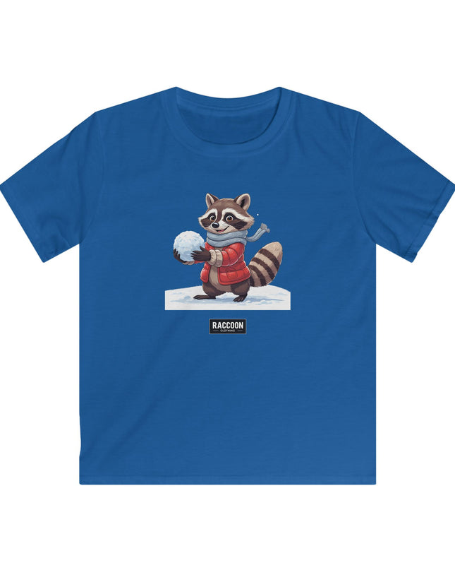 Snowball Raccoon - Kids T-Shirt