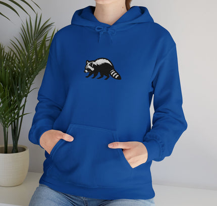 Large Raccoon Embroidered Unisex Hoodie