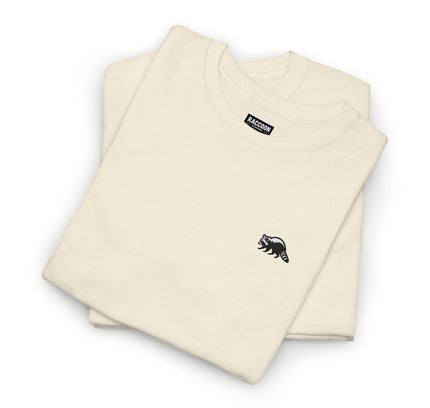 Besticktes Waschbär T-Shirt