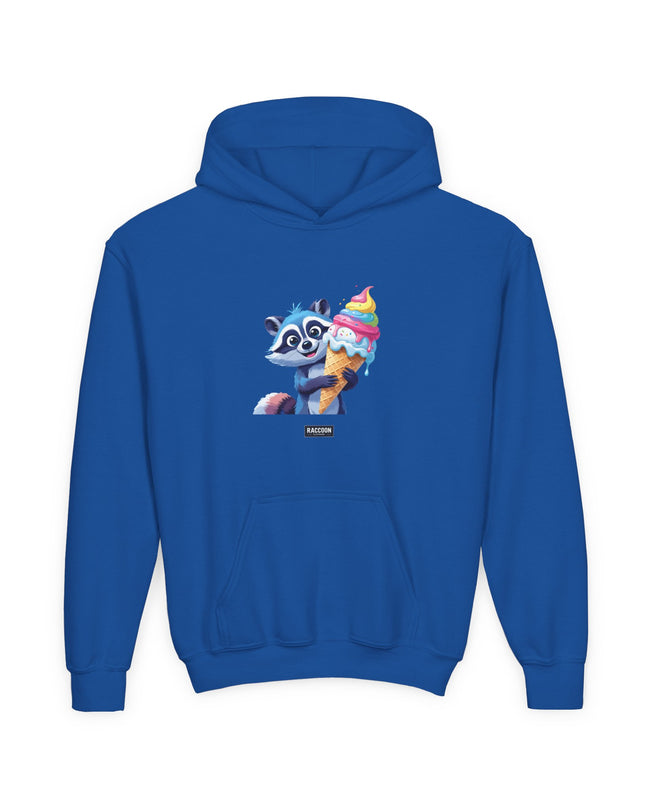 Ice Cream Raccoon - Kids Hoodie