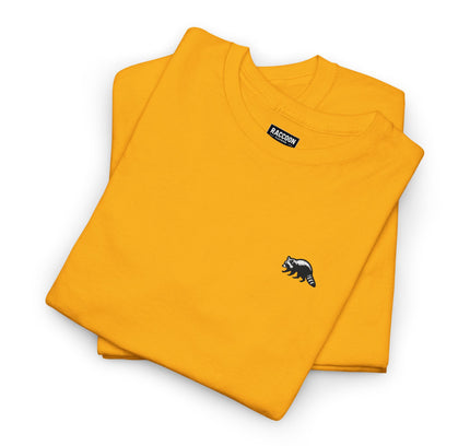 Besticktes Waschbär T-Shirt