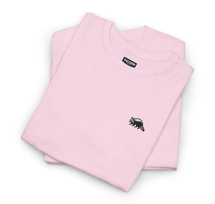 Besticktes Waschbär T-Shirt