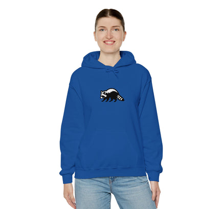 Large Raccoon Embroidered Unisex Hoodie
