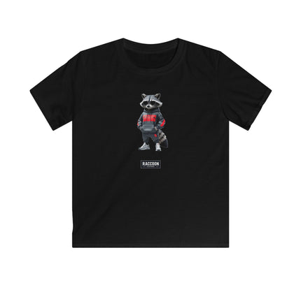 Sunglasses Raccoon - Kids T-Shirt