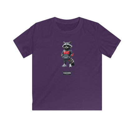 Sunglasses Raccoon - Kids T-Shirt