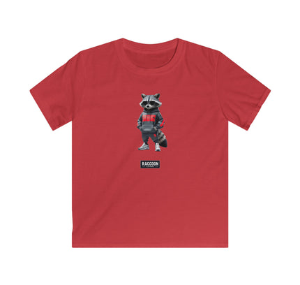 Sunglasses Raccoon - Kids T-Shirt