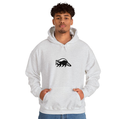 Large Raccoon Embroidered Unisex Hoodie