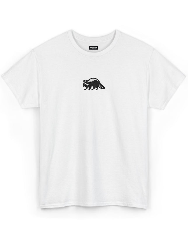 Large Raccoon Embroidered Unisex T-Shirt