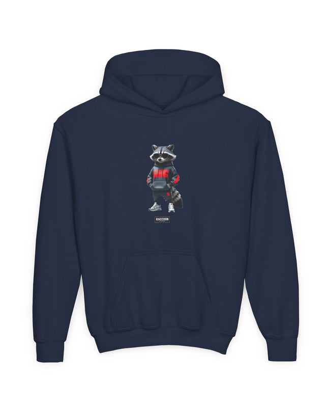 Sunglasses Raccoon - Kids Hoodie