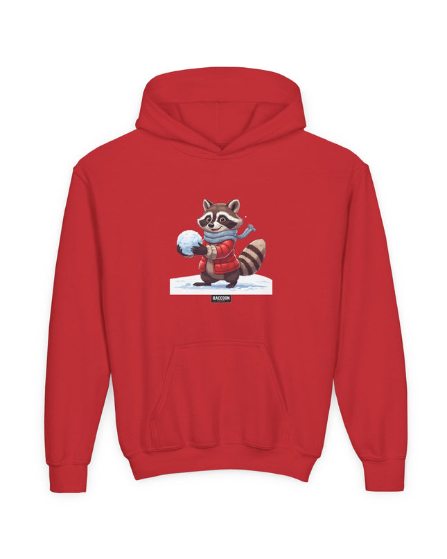 Snowball Raccoon - Kids Hoodie