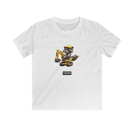 Builder Raccoon - Kids T-Shirt