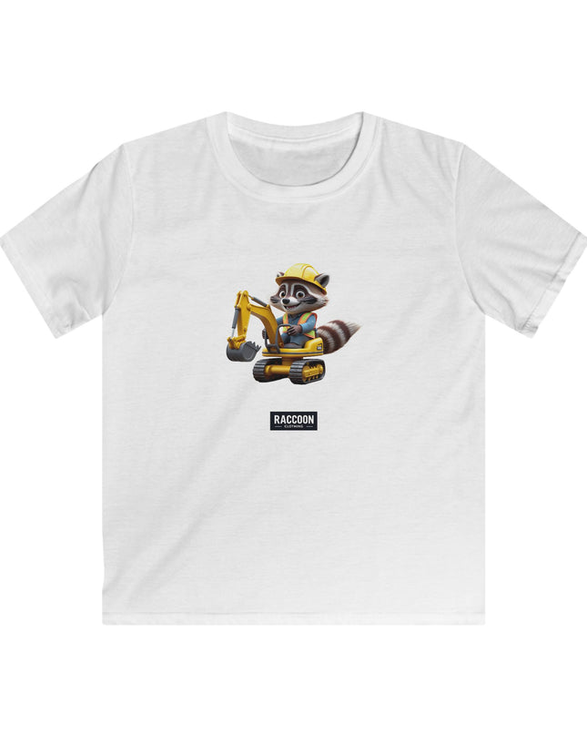 Builder Raccoon - Kids T-Shirt