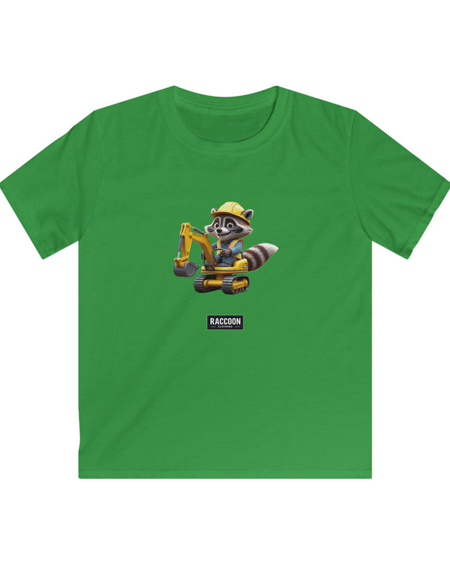 Builder Raccoon - Kids T-Shirt