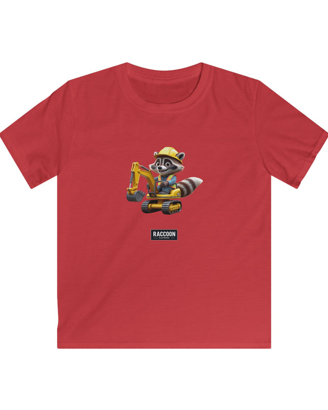 Builder Raccoon - Kids T-Shirt