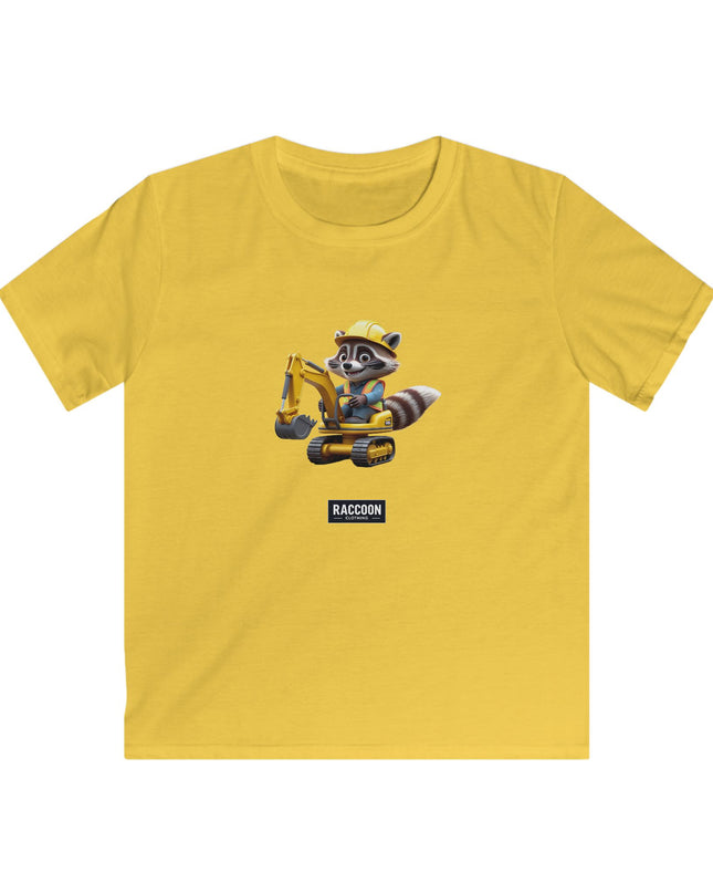 Builder Raccoon - Kids T-Shirt