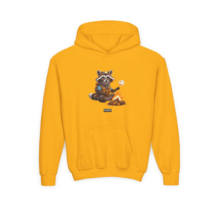Campfire Raccoon - Kids Hoodie